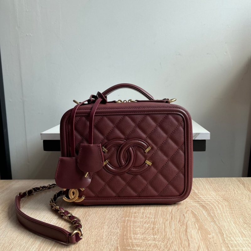 Ch*el cosmetic bags